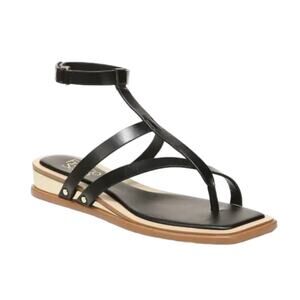 Franco Sarto Black Strappy Sandals